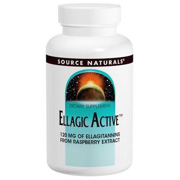 Source Naturals, Activo elágico, 300 mg, 60 tabletas