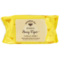 Savannah Bee Company Inc, lingettes au miel de bambou, miel de Tupelo, 30 lingettes