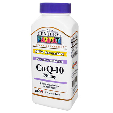 século 21, Co Q-10, 200 mg, 120 Cápsulas