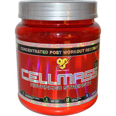 BSN, Cellmass 2.0, Concentrated Post Workout Recovery, Grape, 1.06 lbs (485 g)