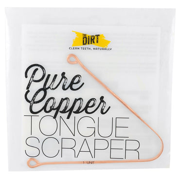 The Dirt, Pure Copper, Tongue Scraper, 1 Piece