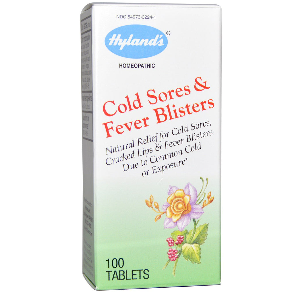 Hyland's, forkølelsessår og feberblærer, 100 tabletter