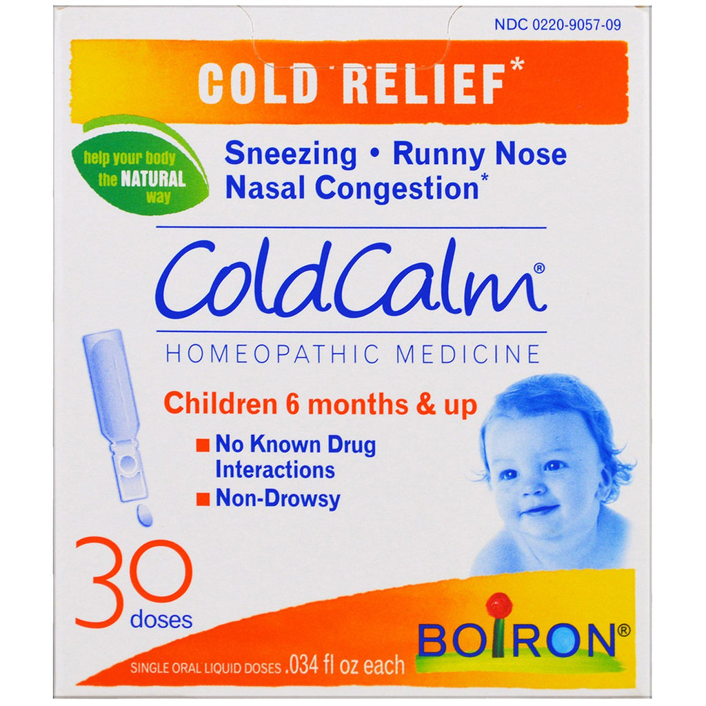 Boiron, ColdCalm, 30 dosi di liquido orale, 0,034 fl oz ciascuna