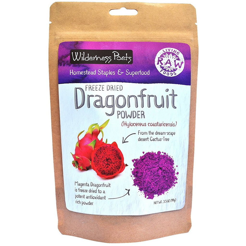 Wilderness Poets, pulbere de fructe de dragon liofilizate, 3,5 oz (99 g)
