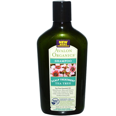 Avalon s, Shampoo, Hovedbundsbehandling, Tea Tree, 11 fl oz (325 ml)