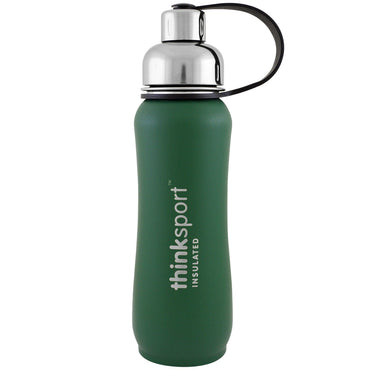Think, Thinksport, botella deportiva aislada, verde, 17 oz (500 ml)