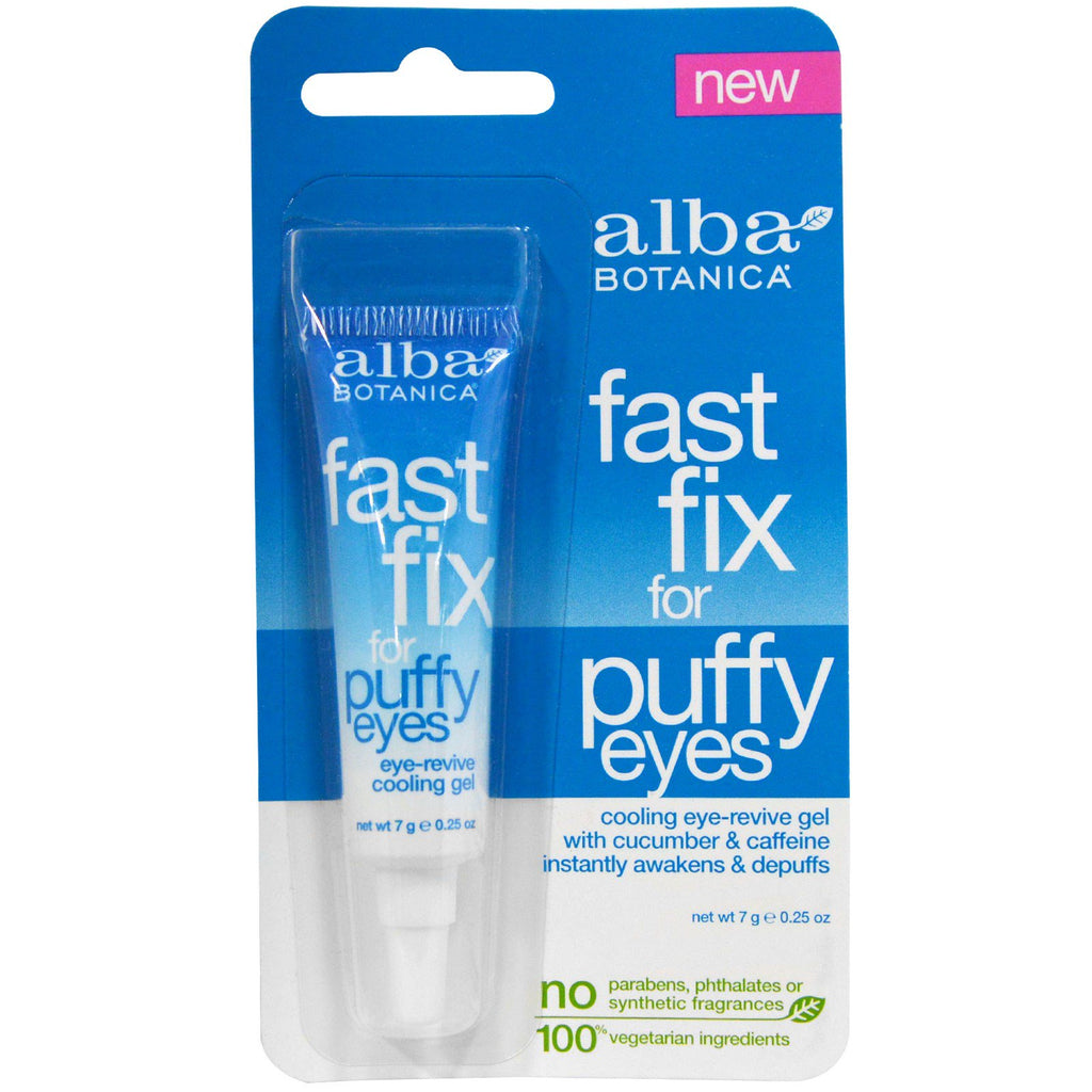 Alba Botanica, Fast Fix For Puffy Eyes, 0,25 oz (7 g)