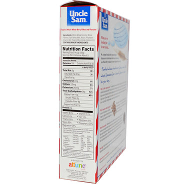 US Mills, Uncle Sam Cereal, geröstete Vollkorn-Beerenflocken und Leinsamen, Original, 10 oz (284 g)