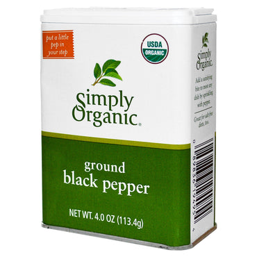 Simply , Ground Black Pepper, 4 oz (113.4 g)