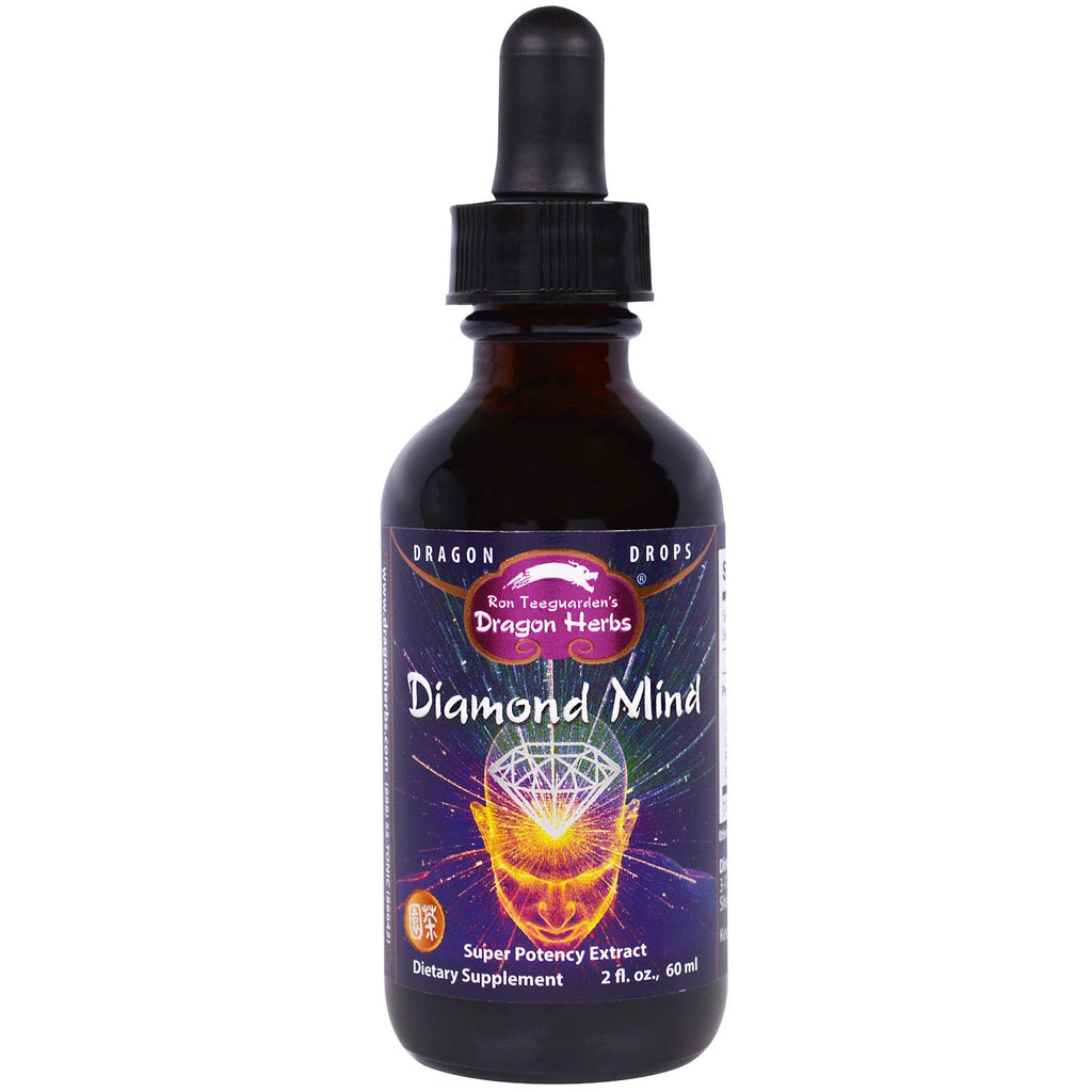 Dragon Herbs, Diamond Mind, extracto de súper potencia, 2 fl oz (60 ml)