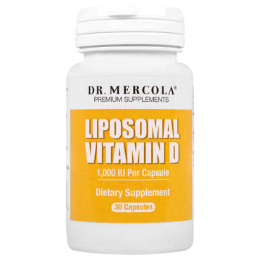 Dr Mercola, Vitamine D liposomale, 1 000 UI, 30 gélules