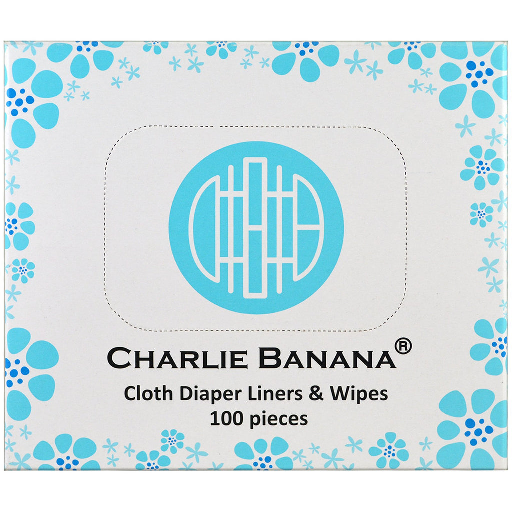 Charlie Banana, salviette e salviette lavabili, 100 pezzi
