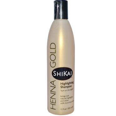 Shikai, Henna Gold, Shampooing éclaircissant, 12 fl oz (355 ml)