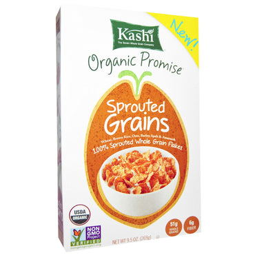 Kashi, , Sprouted Grains, Cereal, 9.5 oz (269 g)