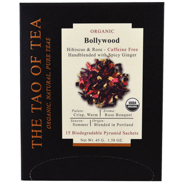 De Tao van de thee, Bollywood, 15 piramidezakjes, 1,58 oz (45 g)