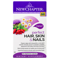 New Chapter Cheveux Parfaits Peau et Ongles 60 Gélules Végétales