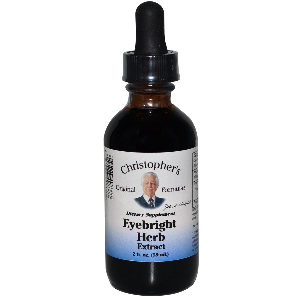 Christopher's Original Formulas, Extrait d'herbe Eyebright, 2 fl oz (59 ml)