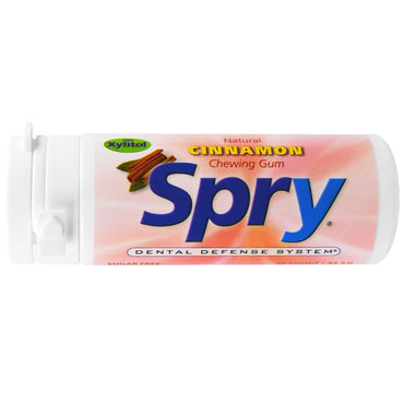 Xlear Spry natuurlijke kauwgom kaneel 30 stuks (32,5 g)