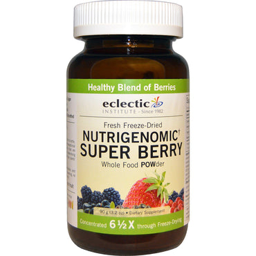Eclectic Institute, Nutrigenomic Super Berry, alimento integral en polvo, 3,2 oz (90 g)