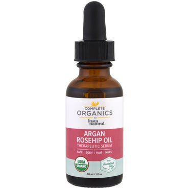 InstaNatural, Complete s Argan Rosehip Oil Therapeutic Serum, 1 fl oz (30 מ"ל)