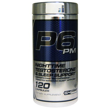 Cellucor, P6 PM, Nighttime Testosterone & Sleep Support, 120 Capsules