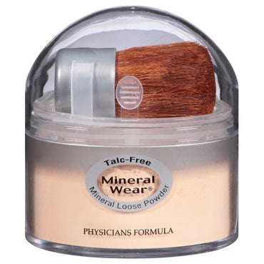 Physician's Formula, Inc., Mineral Wear, Loose Powder, Translucent Medium, SPF 16, 0,49 oz (14 g)