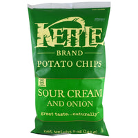 Kettle Foods, Potato Chips, Sour Cream and Onion, 5 oz (142 g)