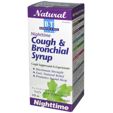Boericke & Tafel, Nighttime Cough & Bronchial Syrup, 8 fl oz