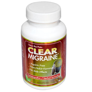 Produits clairs, Migraine claire, 60 gélules
