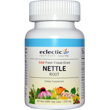 Eclectic Institute, Nettle Root, Raw, 250 mg, 90 Non-GMO Veggie Caps