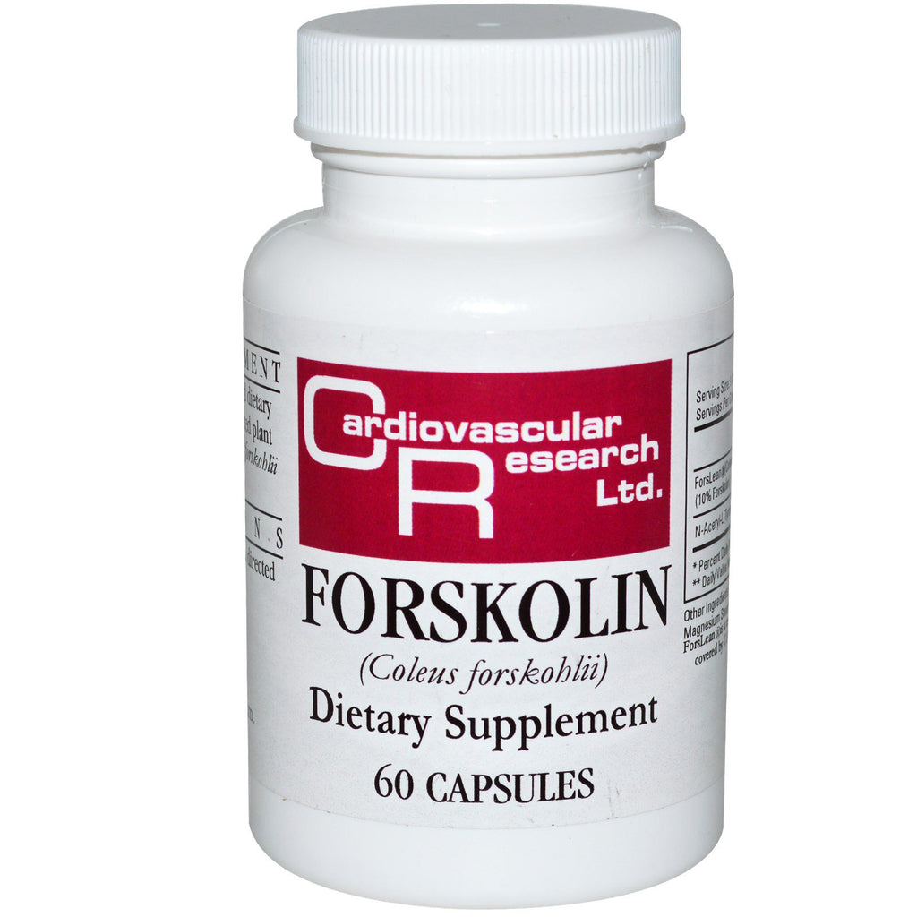 Cardiovascular Research Ltd., Forskolin, 60 Capsules