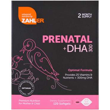Zahler, Prenatal + DHA 300 , 120 Softgels
