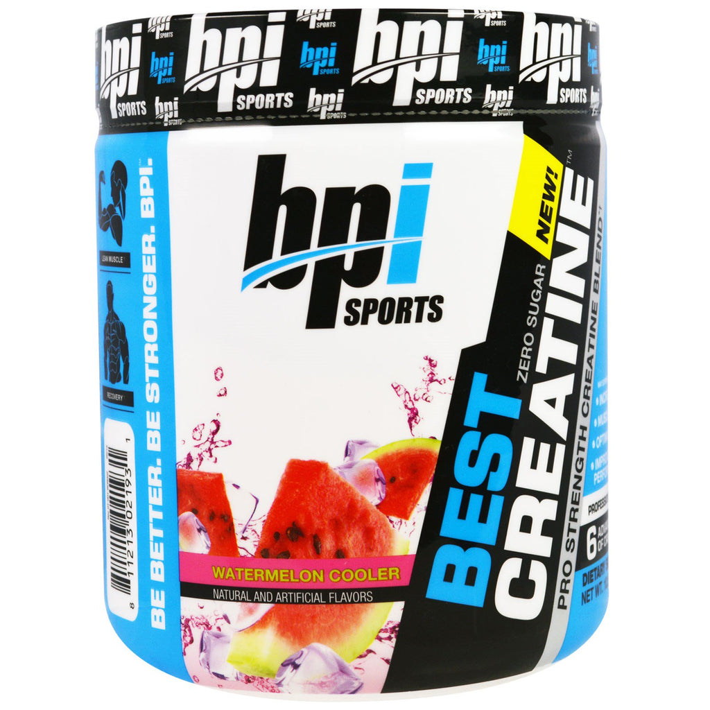 BPI Sports, Best Creatine, Pro Strength Creatine Blend, Watermelon Cooler, 10,58 oz (300 g)