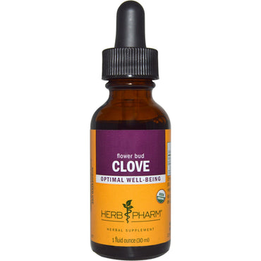 Herb Pharm, Clove, Flower Bud, 1 fl oz (30 ml)