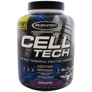 Muscletech, Cell Tech, Grape, 6.04 lbs (2.74 kg)