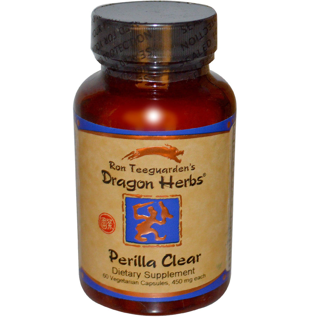 Dragon Herbs, Perilla Clear, 450 mg, 60 gélules végétales