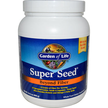 Garden of Life, Super Seed, Más allá de la fibra, 600 g (1 lb 5 oz)