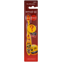 Brush Buddies, Emoji Toothbrush, With Cap, Soft, 1 Toothbrush