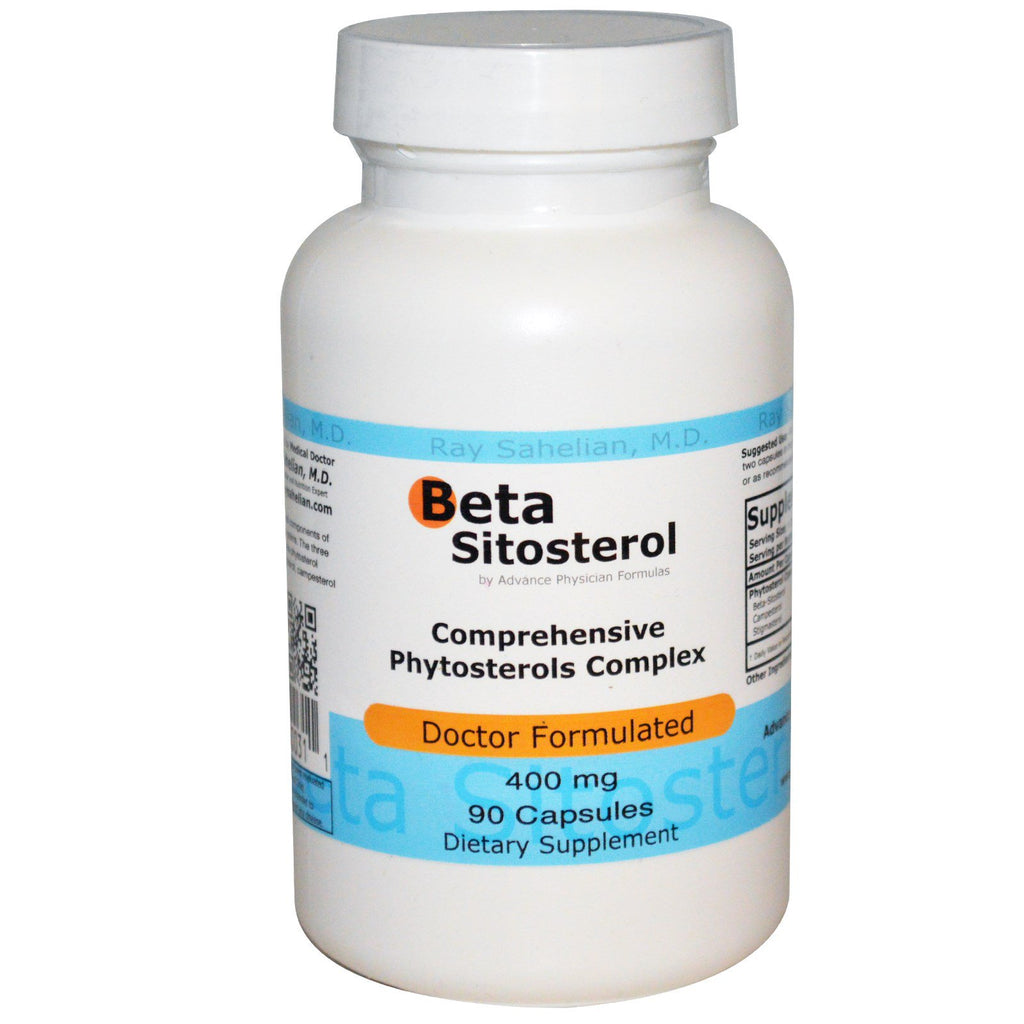 Advance Physician Formulas, Inc., Beta Sitosterol, 400 mg, 90 cápsulas