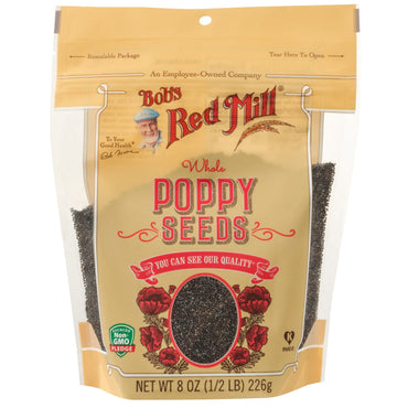 Bob's Red Mill, Whole Poppy Seeds, 8 oz (226 g)