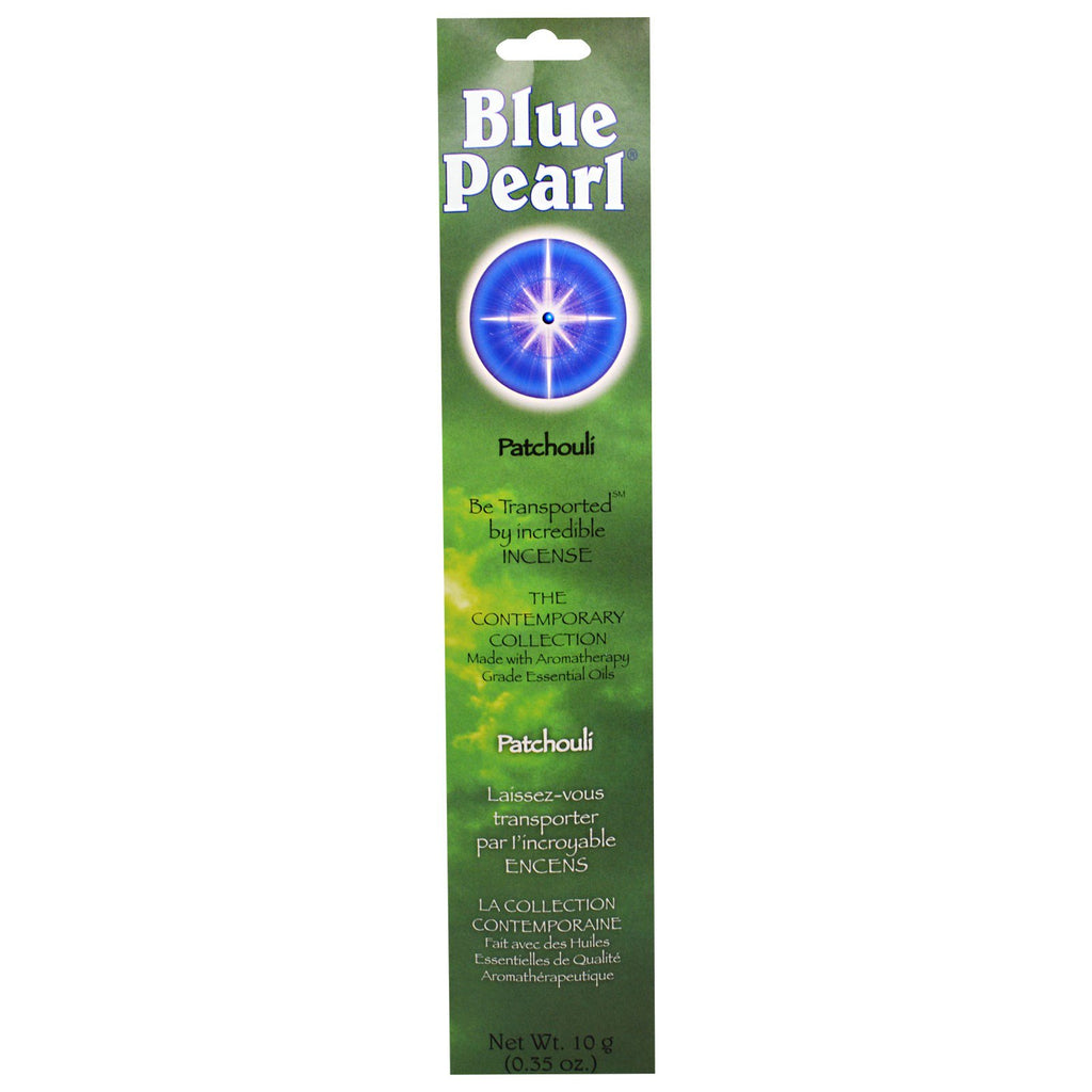 Blue Pearl, The Contemporary Collection, Patchouli rökelse, 0,35 oz (10 g)