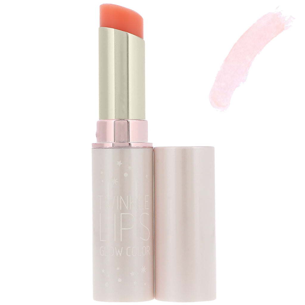 IPKN, Twinkle Lips, Glossy Tint, N2 Glow Coral, 0,16 oz (4,5 g)