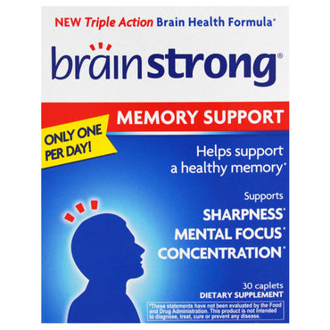 Brainstrong, suporte de memória, 30 cápsulas