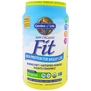 Garden of Life, Raw  Fit, High Protein For Weight Loss, Original, 30.1 oz (854 g)