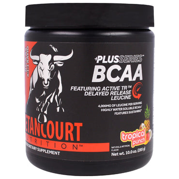 Betancourt, Plus-serie BCAA, tropische punch, 10,0 oz (285 g)