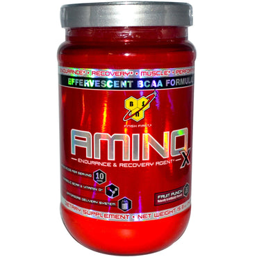BSN, Amino-X, Endurance & Recovery Agent, Fruit Punch, 15.3 oz (435 g)