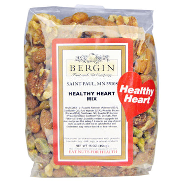 Bergin Fruit and Nut Company, Mistura Saudável para o Coração, 454 g (16 oz)