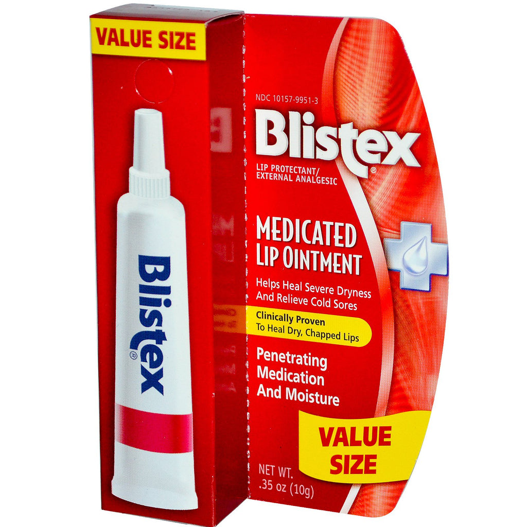 Blistex, medicinsk läppsalva, 0,35 oz (10 g)