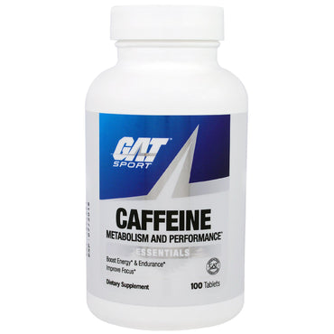 GAT, Metabolismul și performanța cofeinei, Esențiale, 100 de tablete