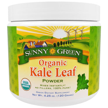 Sunny Green, grønnkålbladpulver, 4,25 oz (120 g)